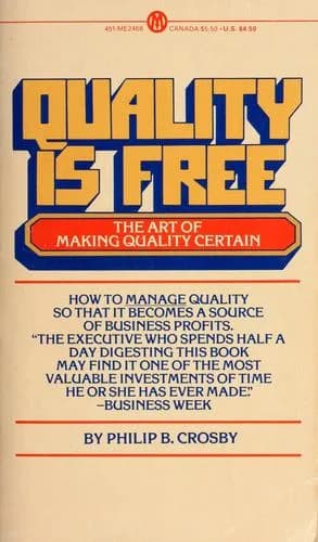 Couverture de « Quality Is Free (zéro défaut) »